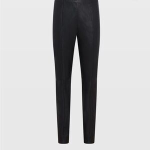 Club Monaco Genuine Leather Black Leggings